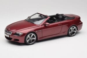 BMW M6 E64 Cabriolet Rosso Kyosho 1:18 80430417423 Pressofusione