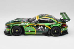 BMW Z4 E89 GT3 #24 Saudi Falcons K. Al Faisal / A. Binladen Dubai 24 Hours 2013 Minichamps 1:18 151132324 Pressofusione — immagine 3 di 6
