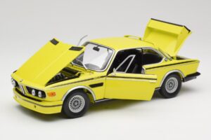 BMW 3.0 CSL E9 Giallo Minichamps 1:18 180029028 Pressofusione — immagine 2 di 8