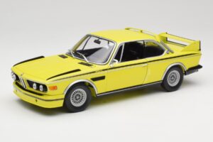BMW 3.0 CSL E9 Giallo Minichamps 1:18 180029028 Pressofusione