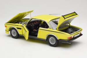 BMW 3.0 CSL E9 Giallo Minichamps 1:18 180029028 Pressofusione — immagine 5 di 8