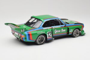 BMW 3.5 CSL E9 Gruppe 5 #12 H. Quester / G. Nilsson Zeltweg Winner 1976 Minichamps 1:18 180762012 Pressofusione — immagine 3 di 8