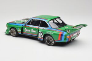 BMW 3.5 CSL E9 Gruppe 5 #12 H. Quester / G. Nilsson Zeltweg Winner 1976 Minichamps 1:18 180762012 Pressofusione — immagine 7 di 8
