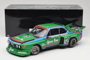 BMW 3.5 CSL E9 Gruppe 5 #12 H. Quester / G. Nilsson Zeltweg Winner 1976 Minichamps 1:18 180762012 Pressofusione — immagine 8 di 8