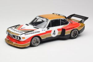 BMW 3.5 CSL E9 Gruppe 5 #4 J. Fitzpatrick / T. Walkinshaw Silverstone Winner 1976 Minichamps 1:18 180762004 Pressofusione