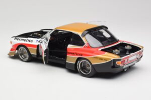 BMW 3.5 CSL E9 Gruppe 5 #4 J. Fitzpatrick / T. Walkinshaw Silverstone Winner 1976 Minichamps 1:18 180762004 Pressofusione — immagine 5 di 8