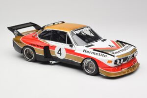 BMW 3.5 CSL E9 Gruppe 5 #4 J. Fitzpatrick / T. Walkinshaw Silverstone Winner 1976 Minichamps 1:18 180762004 Pressofusione — immagine 6 di 8