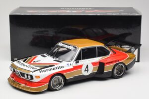 BMW 3.5 CSL E9 Gruppe 5 #4 J. Fitzpatrick / T. Walkinshaw Silverstone Winner 1976 Minichamps 1:18 180762004 Pressofusione — immagine 8 di 8