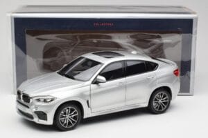 BMW X6 M F86 Argento Norev 1:18 183200 Pressofusione — immagine 8 di 8
