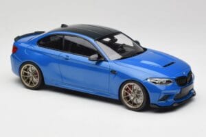 BMW M2 F87 CS Misano Blu & Cerchi Oro Minichamps 1:18 155021027 Pressofusione — immagine 4 di 6