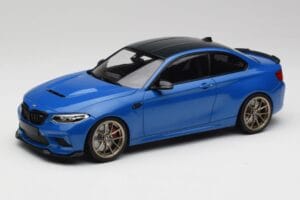BMW M2 F87 CS Misano Blu & Cerchi Oro Minichamps 1:18 155021027 Pressofusione