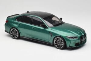 BMW M3 G80 Isle of Man Green Minichamps 1:18 155020200 Pressofusione — immagine 4 di 6
