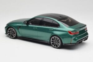 BMW M3 G80 Isle of Man Green Minichamps 1:18 155020200 Pressofusione — immagine 5 di 6