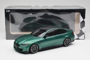 BMW M3 G80 Isle of Man Green Minichamps 1:18 155020200 Pressofusione — immagine 6 di 6