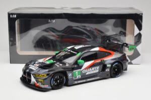 BMW M4 G82 GT3 GTD Paul Miller Racing #1 B. Sellers / M. Snow 12 Hours of Sebring IMSA 2022 Minichamps 1:18 155222001 Pressof — immagine 6 di 6