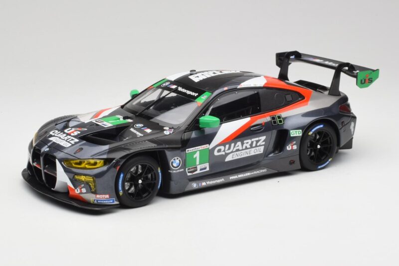 BMW M4 G82 GT3 GTD Paul Miller Racing #1 B. Sellers / M. Snow 12 Hours of Sebring IMSA 2022 Minichamps 1:18 155222001 Pressof