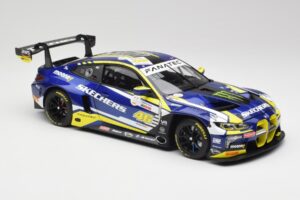 BMW M4 GT3 G82 #46 A. Farfus / V. Rossi Team WRT 24 Hours of Spa 2023 Minichamps 1:18 113232646 Pressofusione — immagine 6 di 8