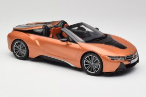 BMW i8 Roadster E-Rame Minichamps 1:18 80432454784 Pressofusione — immagine 4 di 6
