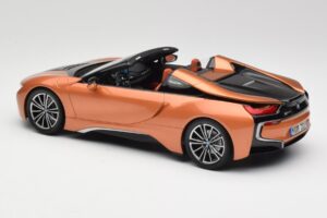 BMW i8 Roadster E-Rame Minichamps 1:18 80432454784 Pressofusione — immagine 5 di 6