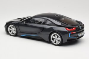 BMW i8 Sophisto Grey Minichamps 1:18 80432336842 Pressofusione — immagine 7 di 8