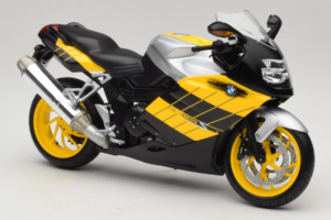 BMW K1200S Giallo Nero Minichamps 1:10 80430309224 Pressofusione — immagine 6 di 8