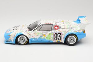 BMW M1 #83 D. Quester / D. Pironi / M. Mignot 24 Hours of Le Mans 1980 Minichamps 1:18 80430137893 Pressofusione — immagine 4 di 8