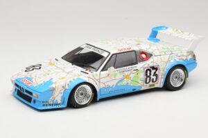 BMW M1 #83 D. Quester / D. Pironi / M. Mignot 24 Hours of Le Mans 1980 Minichamps 1:18 80430137893 Pressofusione