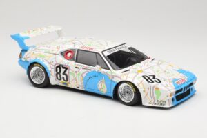 BMW M1 #83 D. Quester / D. Pironi / M. Mignot 24 Hours of Le Mans 1980 Minichamps 1:18 80430137893 Pressofusione — immagine 6 di 8