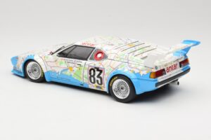 BMW M1 #83 D. Quester / D. Pironi / M. Mignot 24 Hours of Le Mans 1980 Minichamps 1:18 80430137893 Pressofusione — immagine 7 di 8