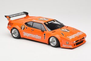 BMW M1 Auto Maass Jagermeister #1 B. König DRT Wunstorf 1982 Minichamps 1:18 155822901 Pressofusione — immagine 4 di 6