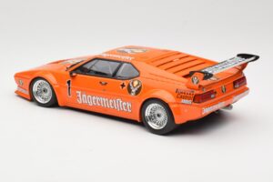 BMW M1 Auto Maass Jagermeister #1 B. König DRT Wunstorf 1982 Minichamps 1:18 155822901 Pressofusione — immagine 5 di 6