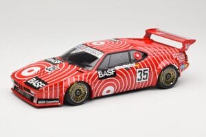 BMW M1 BASF GS Sport #35 H-J. Stuck / H. Heyer 6 Hours of Silverstone 1981 Minichamps 1:18 155812935 Pressofusione