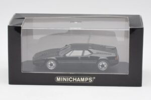 BMW M1 Nero Minichamps 1:43 940025021 Pressofusione — immagine 4 di 4