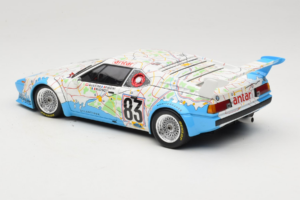 BMW M1 Carte de France #83 D. Pironi / D. Quester 24 Hours of Le Mans 1980 Minichamps 1:18 180802983 Pressofusione — immagine 7 di 8