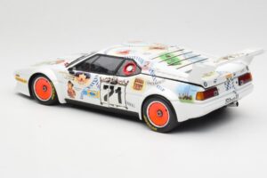 BMW M1 #83 Danner Bayern C. Danner / L. Oberndorfer 24 Hours of Le Mans 1981 Minichamps 1:18 80430306592 Pressofusione — immagine 7 di 8