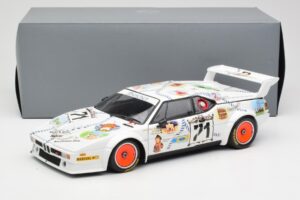 BMW M1 #83 Danner Bayern C. Danner / L. Oberndorfer 24 Hours of Le Mans 1981 Minichamps 1:18 80430306592 Pressofusione — immagine 8 di 8