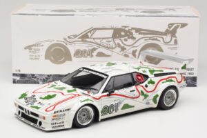 BMW M1 Procar #201 BMW Motorsport H. Stuck / N. Piquet 1000km Nürburgring 1980 Minichamps 1:18 180802901 Pressofusione — immagine 8 di 8