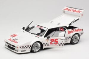 BMW M1 #25 Red Lobster D. Cowart / K. Miller LA Times GP Riverside 1981 Minichamps 1:18 180812925 Pressofusione — immagine 2 di 8