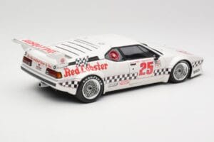 BMW M1 #25 Red Lobster D. Cowart / K. Miller LA Times GP Riverside 1981 Minichamps 1:18 180812925 Pressofusione — immagine 3 di 8