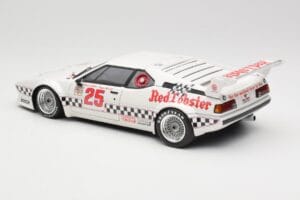 BMW M1 #25 Red Lobster D. Cowart / K. Miller LA Times GP Riverside 1981 Minichamps 1:18 180812925 Pressofusione — immagine 5 di 8