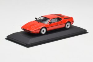 BMW M1 Rosso Minichamps 1:43 430025022 Pressofusione — immagine 2 di 4