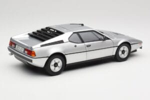 BMW M1 Argento Metallizzato Norev 1:18 183226 Pressofusione — immagine 3 di 8