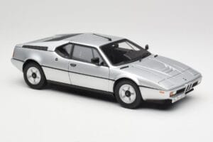 BMW M1 Argento Metallizzato Norev 1:18 183226 Pressofusione — immagine 6 di 8