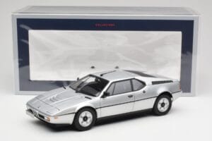 BMW M1 Argento Metallizzato Norev 1:18 183226 Pressofusione — immagine 8 di 8