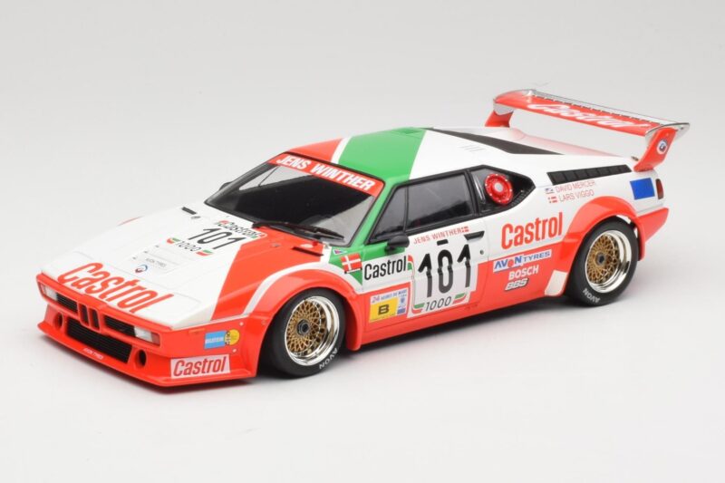 BMW M1 Winther Racing K. Winther / D. Mercer 24 Hours of Le Mans 1984 Minichamps 1:18 155842901 Pressofusione