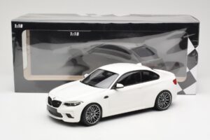 BMW M2 Competition F87 Bianco Minichamps 1:18 155028000 Pressofusione — immagine 6 di 6