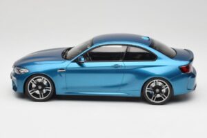 BMW M2 F87 Blue Metallic Minichamps 1:18 155026101 Pressofusione — immagine 3 di 6