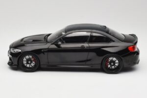 BMW M2 CS F87 Nero Metallic con cerchi neri Minichamps 1:18 155021026 Pressofusione — immagine 3 di 6