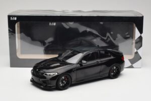 BMW M2 CS F87 Nero Metallic con cerchi neri Minichamps 1:18 155021026 Pressofusione — immagine 6 di 6