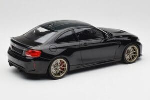 BMW M2 CS F87 Nero Metallizzato Con Cerchi Dorati Minichamps 1:18 155021021 Pressofusione — immagine 2 di 6